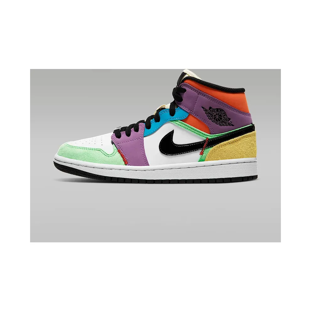 Air Jordan Women 1 Mid SE ‘Lightbulb’ (2020) (CW1140-100)