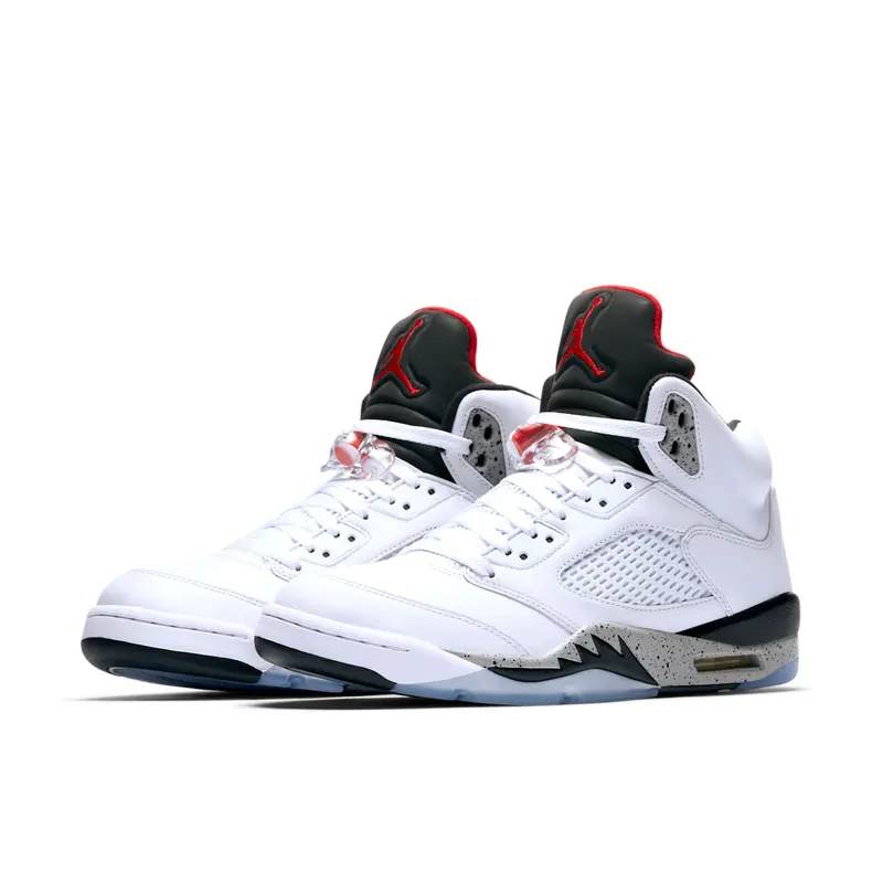 Air Jordan Nike AJ 5 V Retro White Cement 2017 (136027-104)