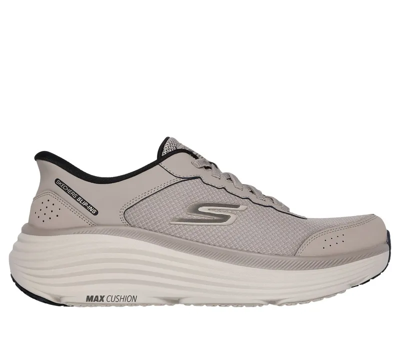 Skechers Slip-ins: Max Cushioning Endeavour – Cardova Sneaker Taupe/Black