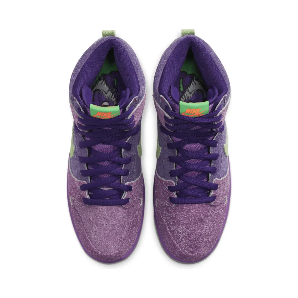 Nike SB Dunk High Reverse Skunk 420 (Regular Box) Purple/Purple/Green (CW9971-500)