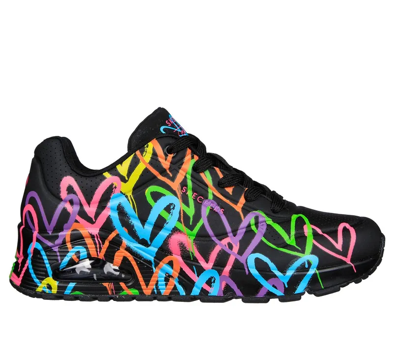 Skechers JGoldcrown: Uno – Highlight Love Sneaker Black