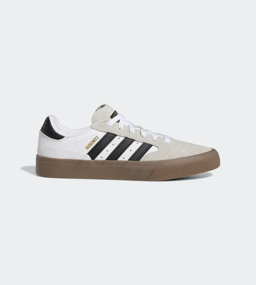 adidas Busenitz Vulc II Cloud White / Core Black / Gold Metallic (GW3190)