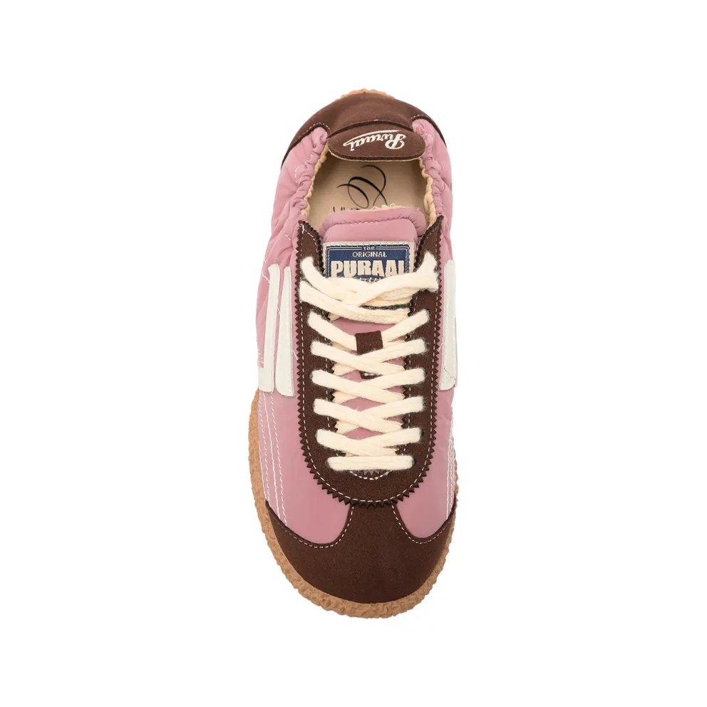 Puraai Logo-patch Panelled “Pink/Brown” (PU901C-002)