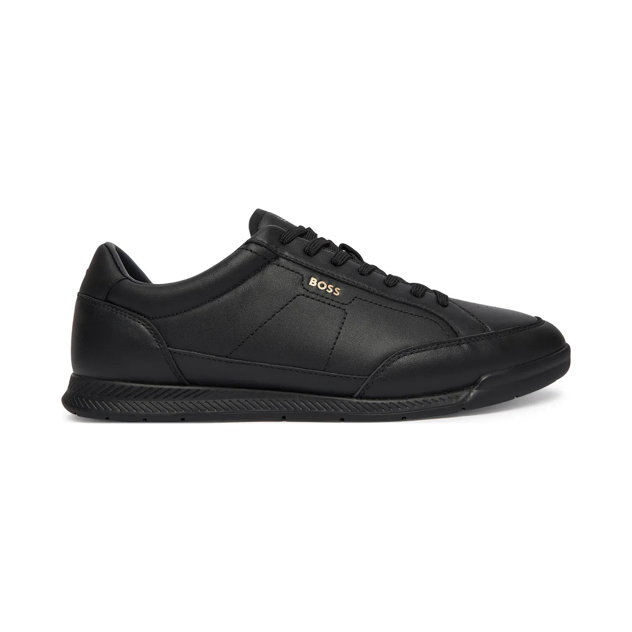 Hugo Boss Boss Leren met logo-reliëf “Blue” (50552880)