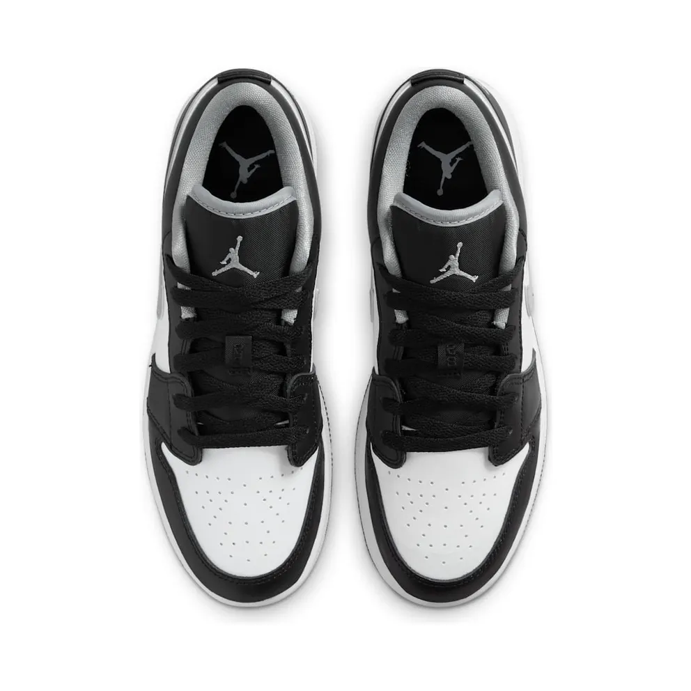 Jordan 1 Low Black White Grey (GS) (553560-040)
