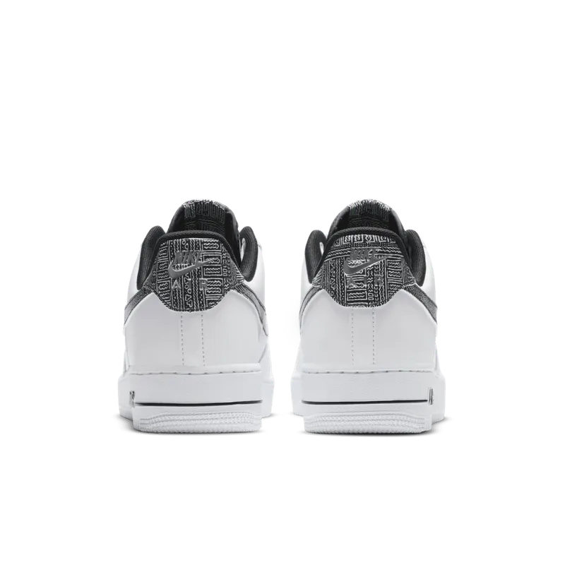 Nike Air Force 1 ’07 White Metallic Silver White/Metallic Silver/Black (CZ7933-100)