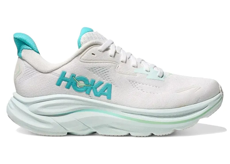 Hoka CLIFTON 10 “WHITE / CIELO BLUE” (1162031-WTCL)