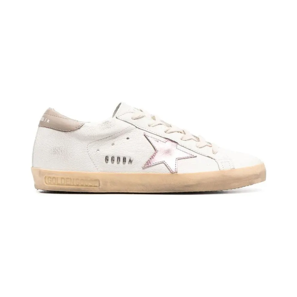 Golden Goose Super-Star White Antique Pink Metallic (GWF00101.F004065.11373)