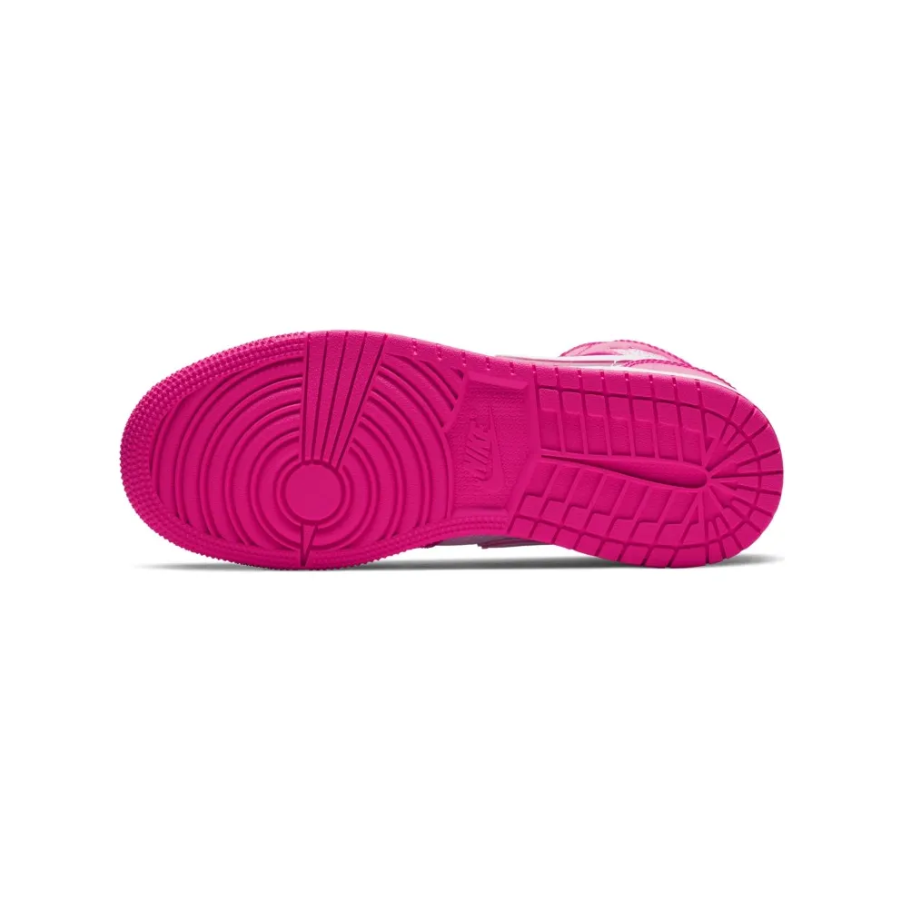 Jordan 1 Mid Hyper Pink White (GS) Hyper Pink/White-White (555112-611)