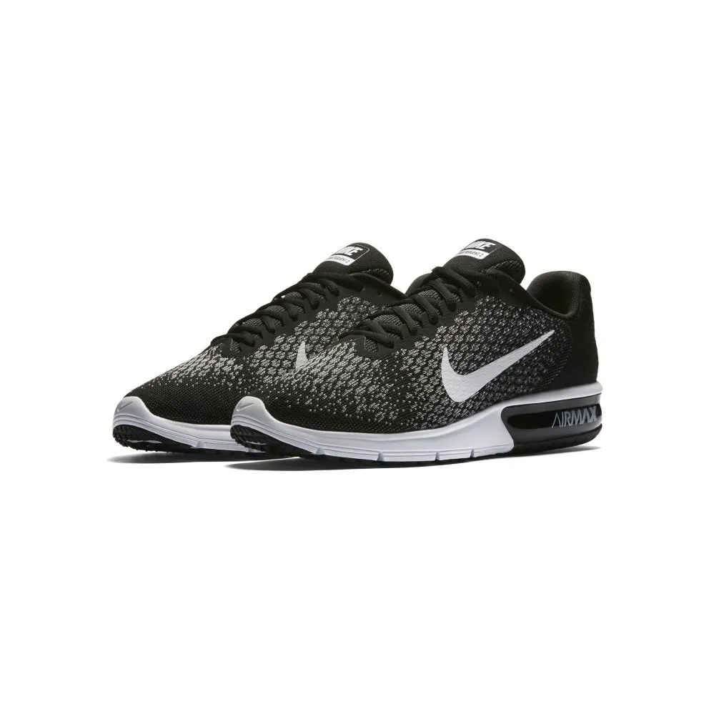 Nike Air Max Sequent 2 “Black / Dark Grey / Wolf Grey / White” (852461-005)