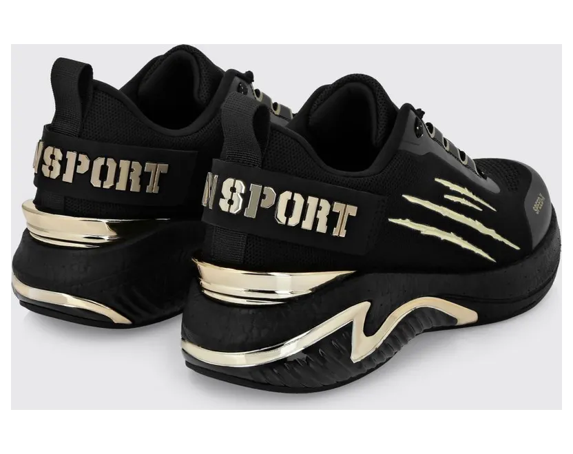 Plein Sport Mesh Sneakers Black 1 (FAESUSC0779STE003N0293) (2)