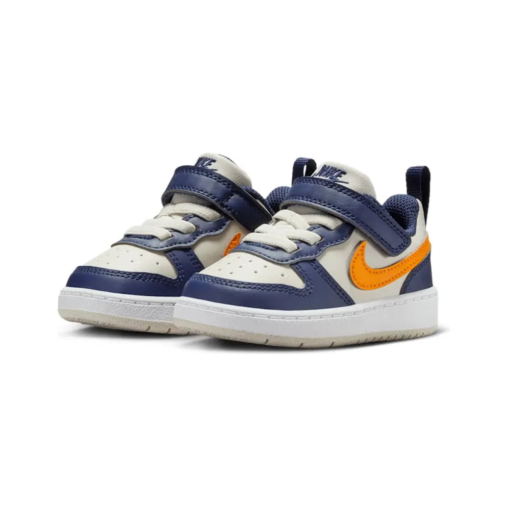 Nike Court Borough Low Recraft Light Orewood Brown Midnight Navy White Orange Peel (DV5458-126)