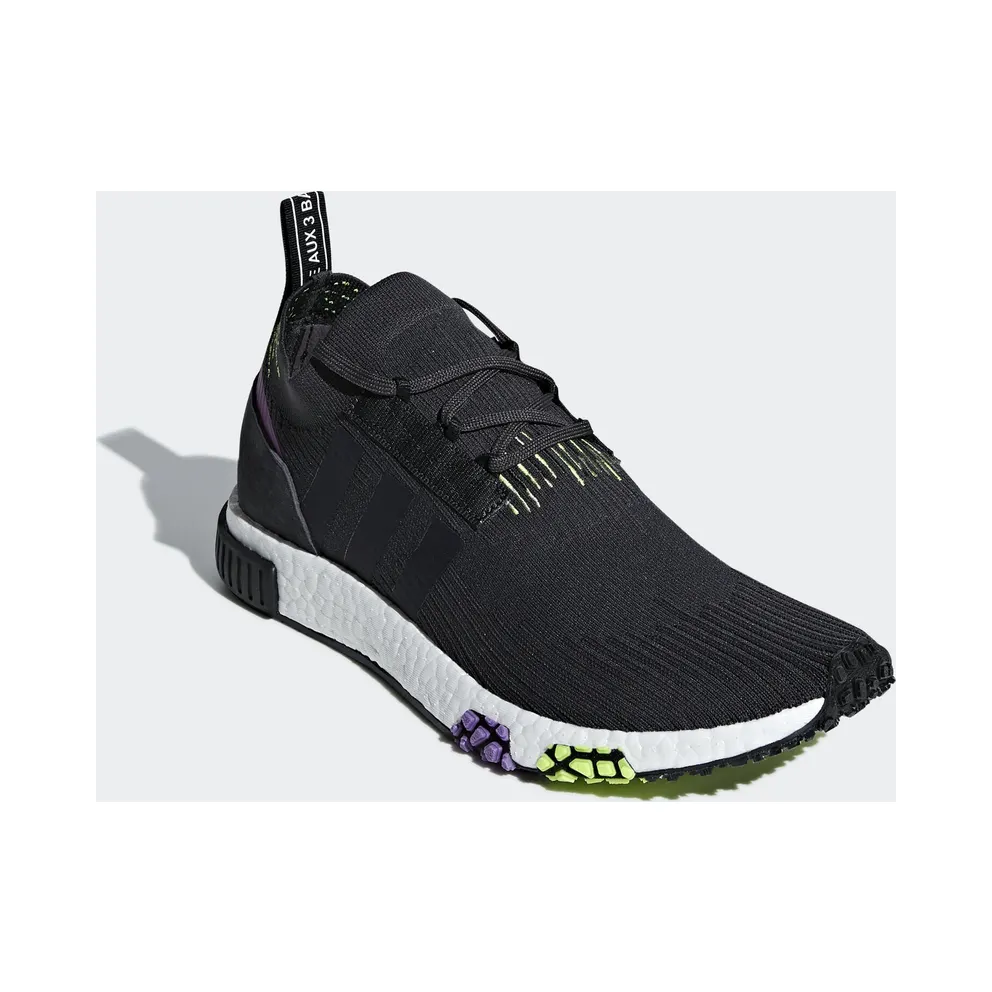 adidas NMD Racer Carbon Core Black Carbon/Core Black/Solar Yellow (B37640)