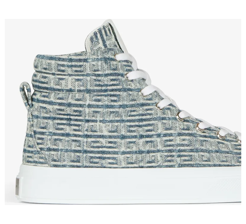 Givenchy City high-top sneakers in 4G jacquard (BH005LH18M-457) (6)