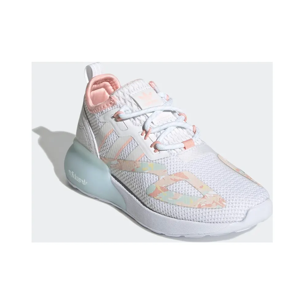 adidas ZX 2K Cloud White / Cloud White / Haze Coral (H02365)