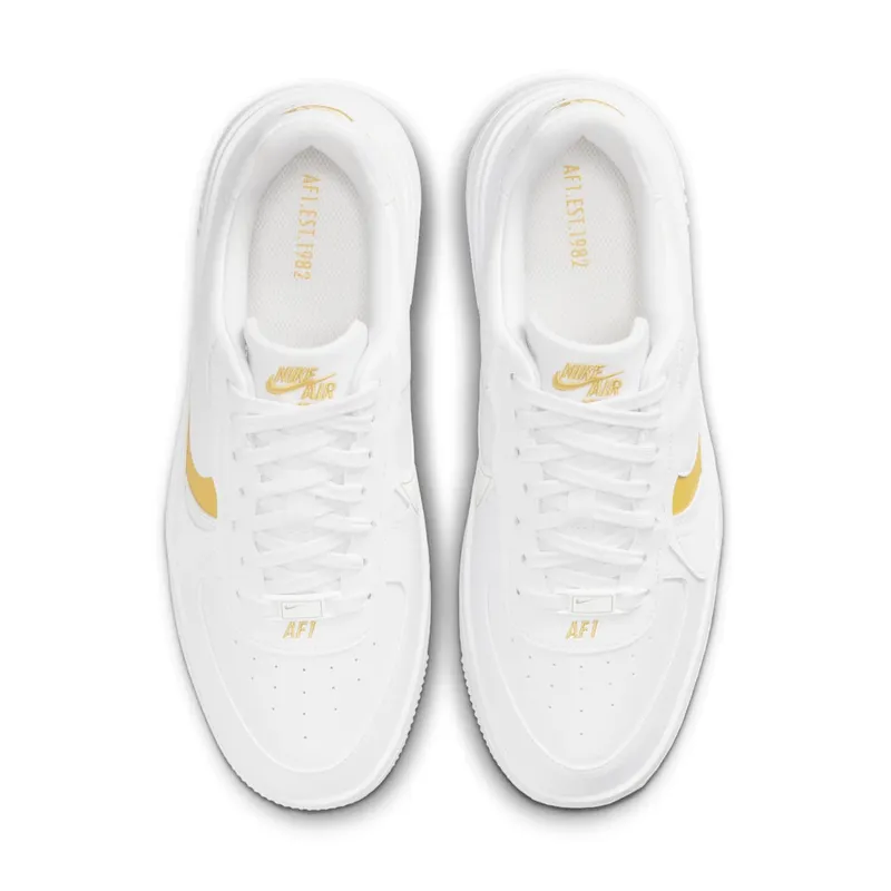 Nike Air Force 1 PLT.AF.ORM White Yellow Ochre (DJ9946-102)