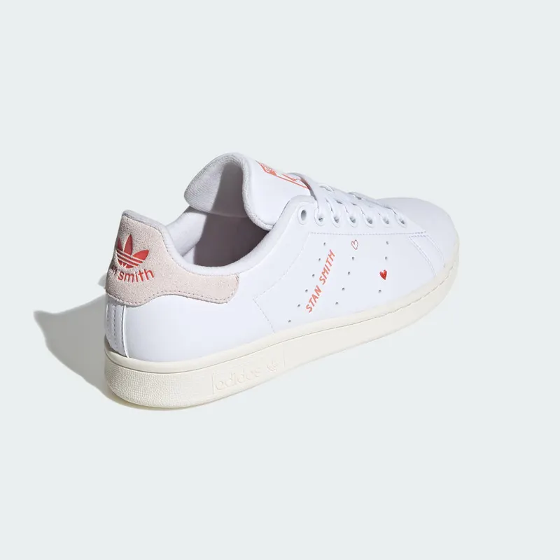 adidas Stan Smith Shoes Cloud White / Putty Mauve / Bright Red (IG8482)