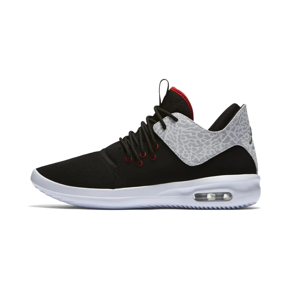 Jordan First Class Black Cement Black/White-Matte Silver-Gym Red (AJ7312-002)