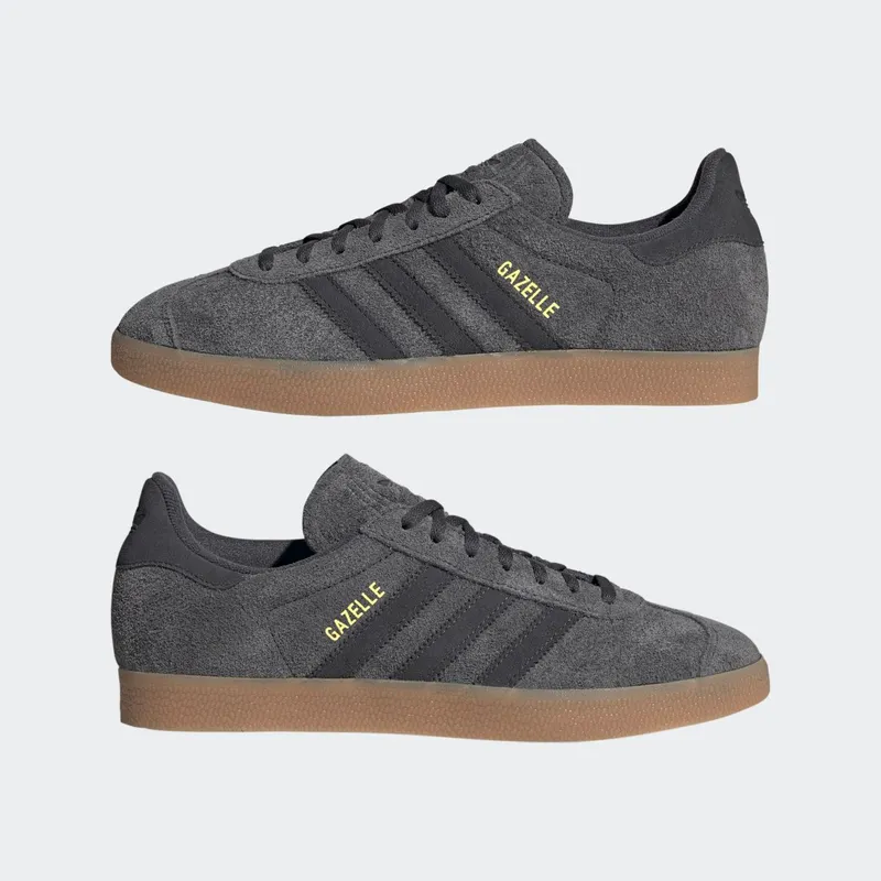 Adidas Gazelle Grey Six / Carbon / Gum (GY7371)
