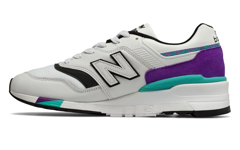New Balance 997 White Purple Teal (M997WEA)