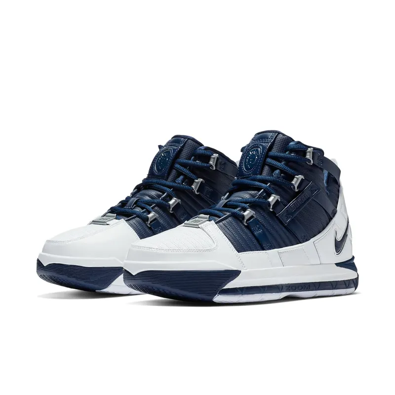 Nike Zoom LeBron 3 Navy Blue-Silver (AO2434-103)