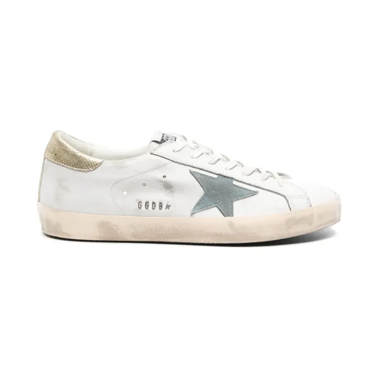 Golden Goose Super Star mit Stern-Patch “White” (GMF00101F005710)