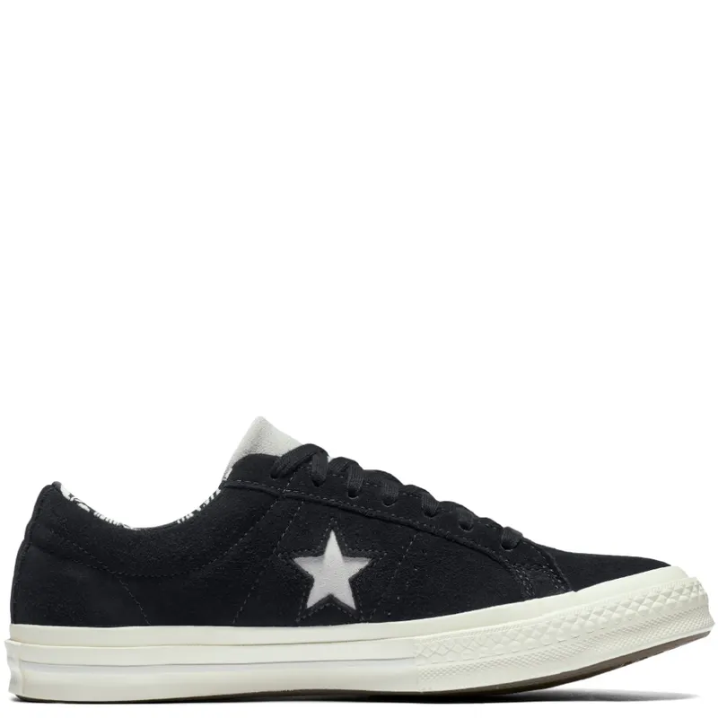 Converse One Star Ox Tropical Black Black/Mouse-Egret (160584C)