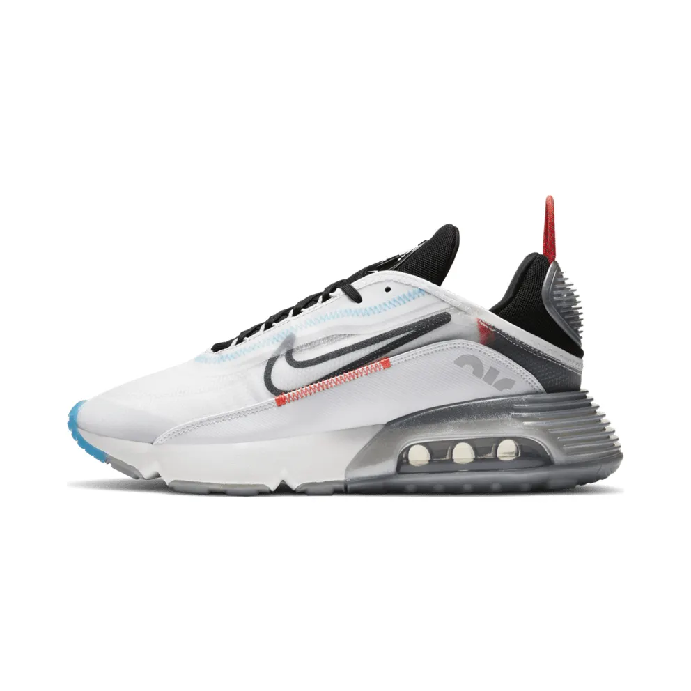 Nike Air Max 2090 Pure Platinum White/Black-Pure Platinum-Bright Crimson (CT7695-100)