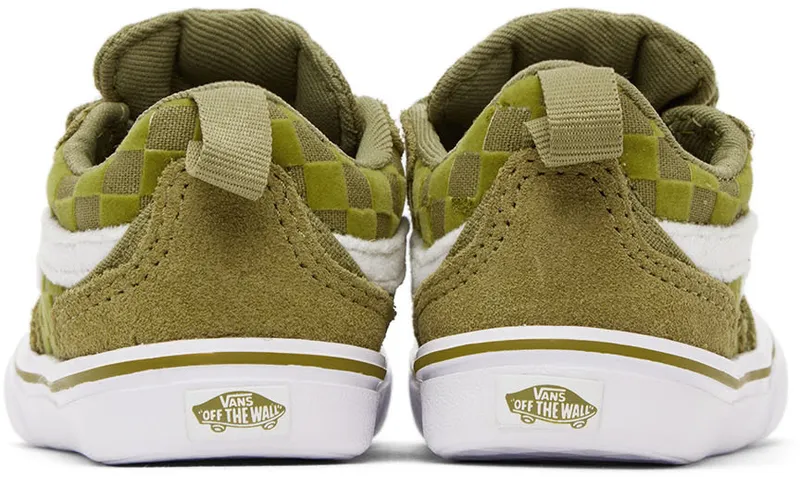 Vans Baby Green ComfyCush New Skool V Sneakers (VN0A4TZHOLV)