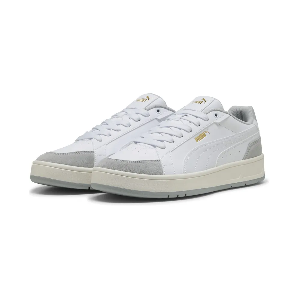 Puma Court Classico Sport “Puma White / Puma White / Cool Light Gray” (400731_02)