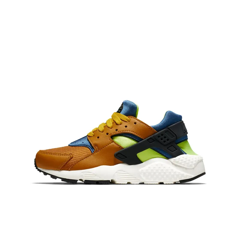 Nike Huarache Run Desert Ochre (GS) Desert Ochre/Blue Force/Volt (654275-701)