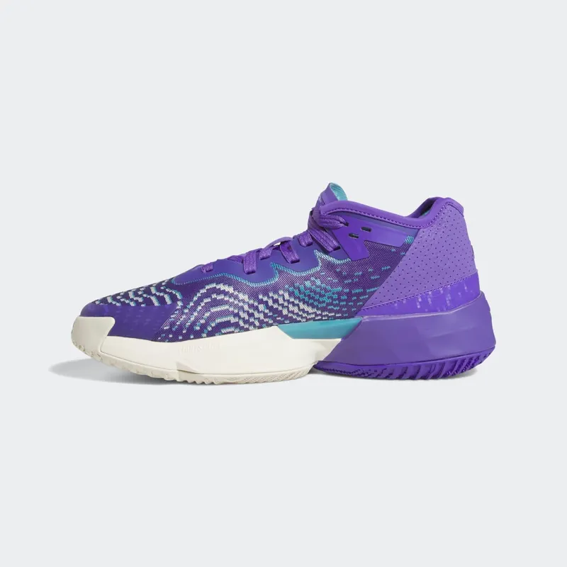 adidas D.O.N. Issue 4 Purple Rush / Off White / Clear Aqua (HR0710)