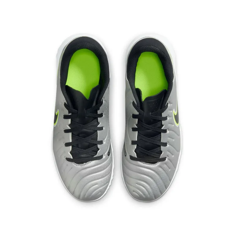 Nike Tiempo Legend 10 Academy TF Metallic Silver Volt Black (DV4351-001)