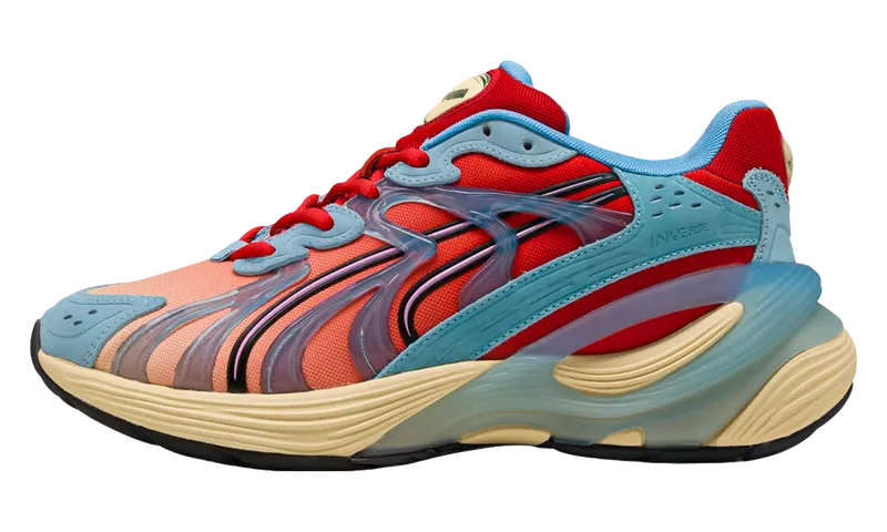 Puma Inverse Unfiltered “Creamy Vanilla / For All Time Red / Team Light Blue” (402342-01)