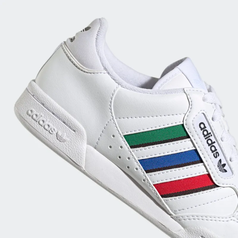 Adidas Continental 80 Stripes Cloud White / Core Black / Blue Bird (H05061)
