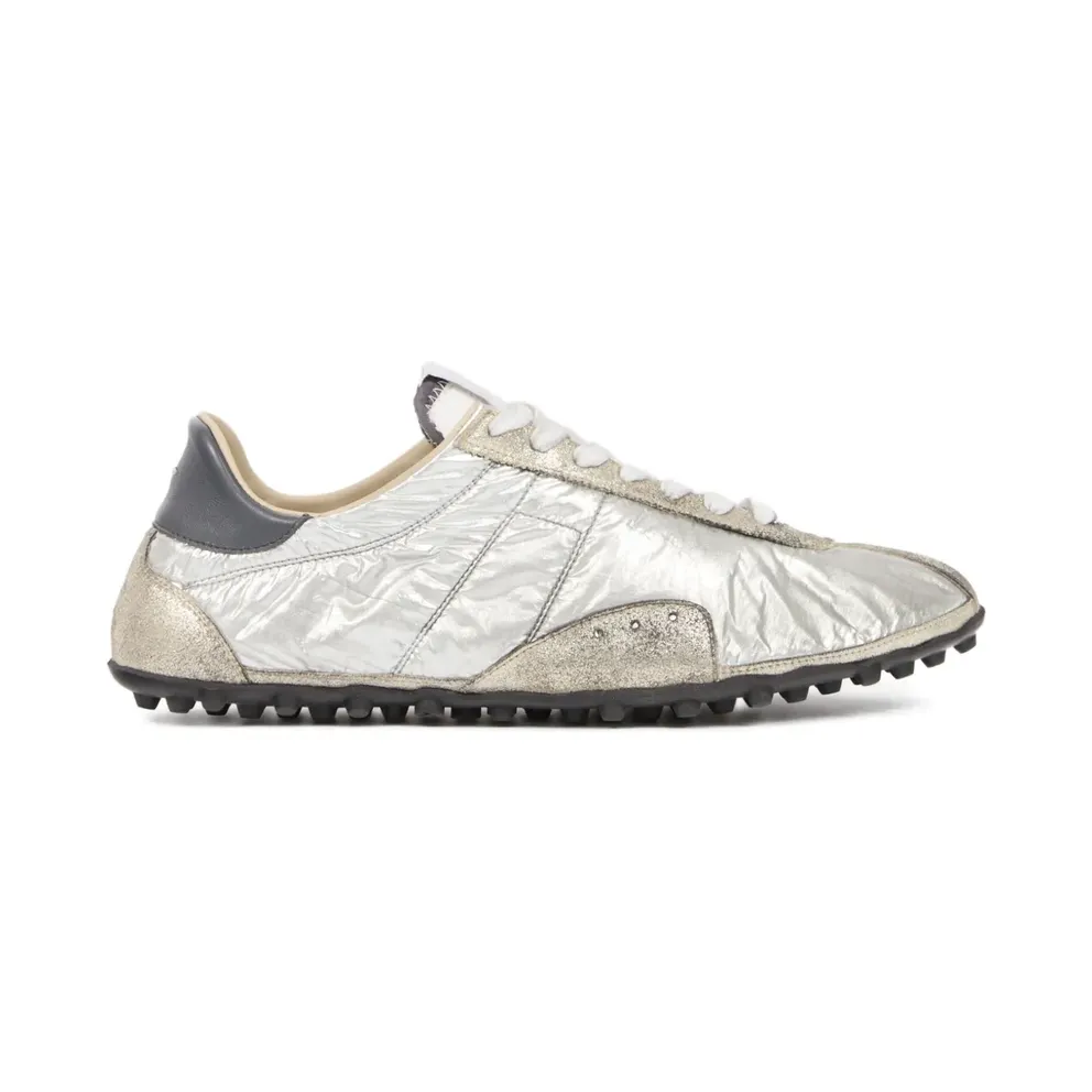 Maison Margiela Metallic low-top – Silver (S57WS0512P7451)