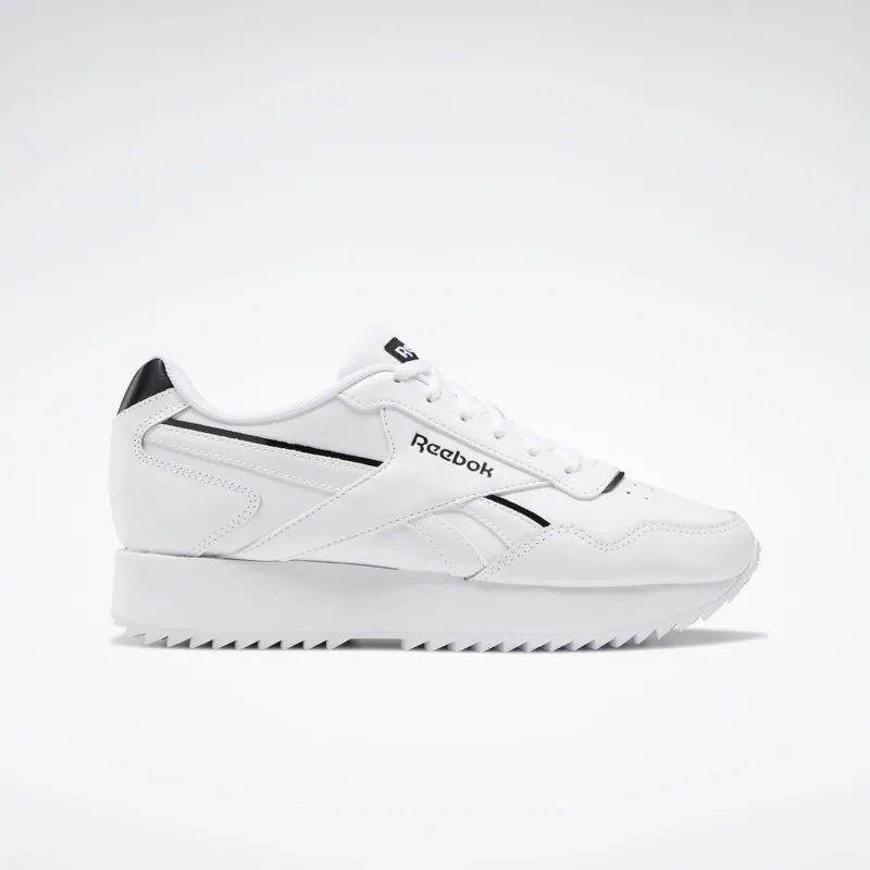 Reebok Royal Glide Ripple Double White / White / Black (G55771)