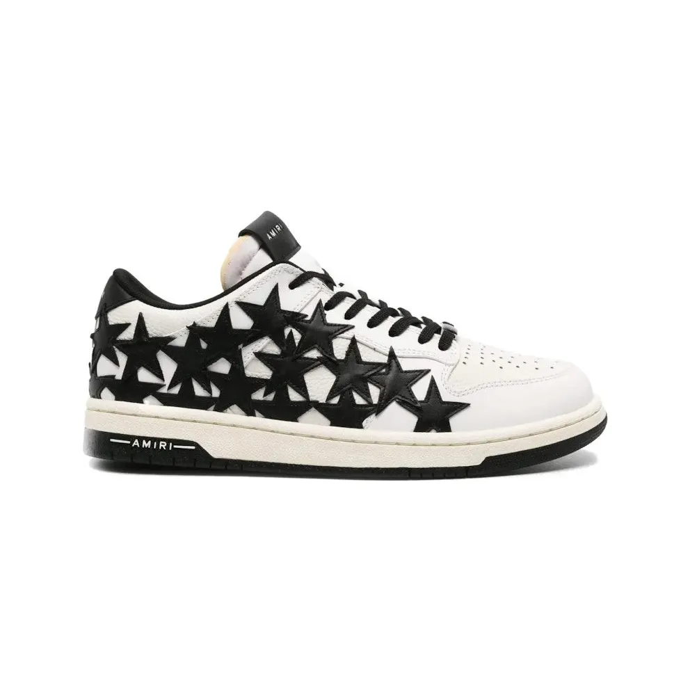 AMIRI Stars Low Top White Black (PS24MFS025-001)