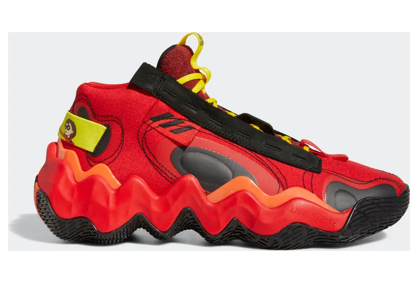 adidas Exhibit B Candace Parker Mid Vivid Red / Core Black / Team Yellow (GZ2379)