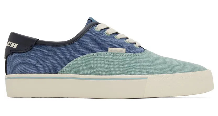 Coach 1941 Blue Canvas Sneakers (CA275 UE8)