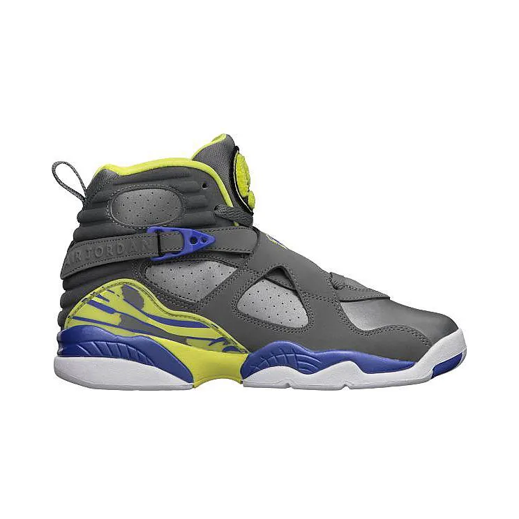 Air Jordan 8 Retro GS “Cool Grey / Electric Yellow / Violet Force” (580528-038)