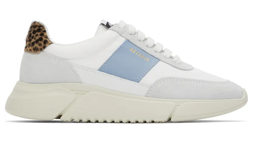 Axel Arigato White & Blue Genesis Vintage Sneakers (94614)