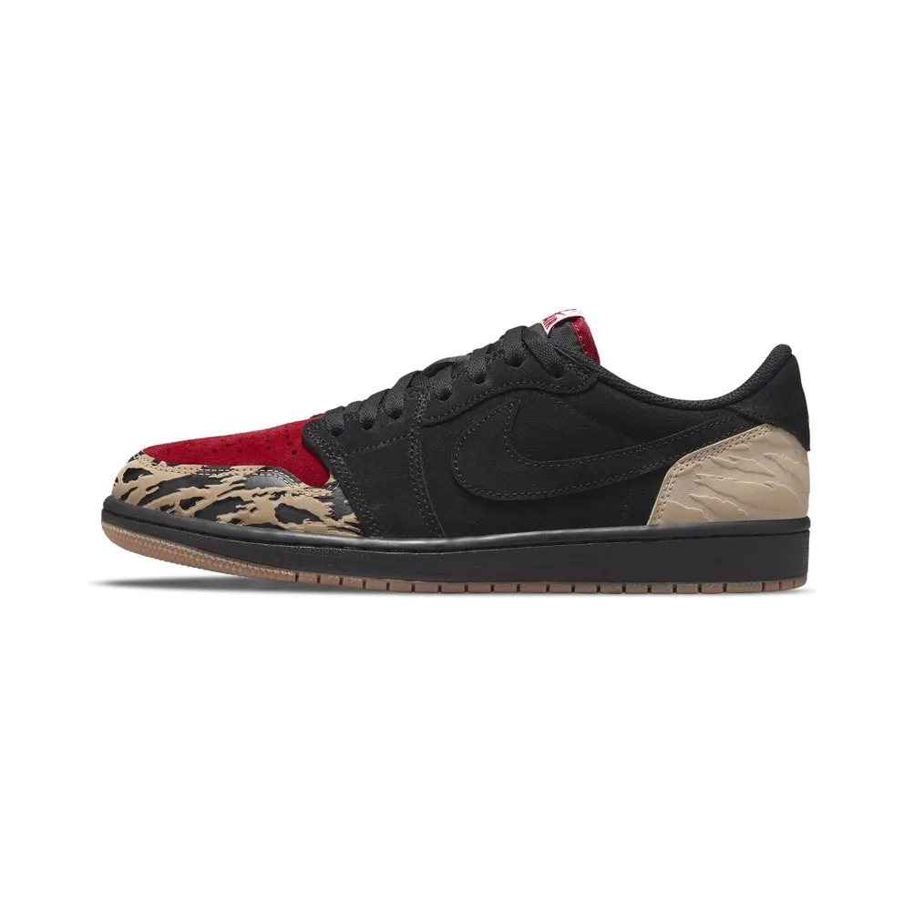 Air Jordan x SoleFly 1 Retro Low – “Black / Red / Beige” (DN3400-001)