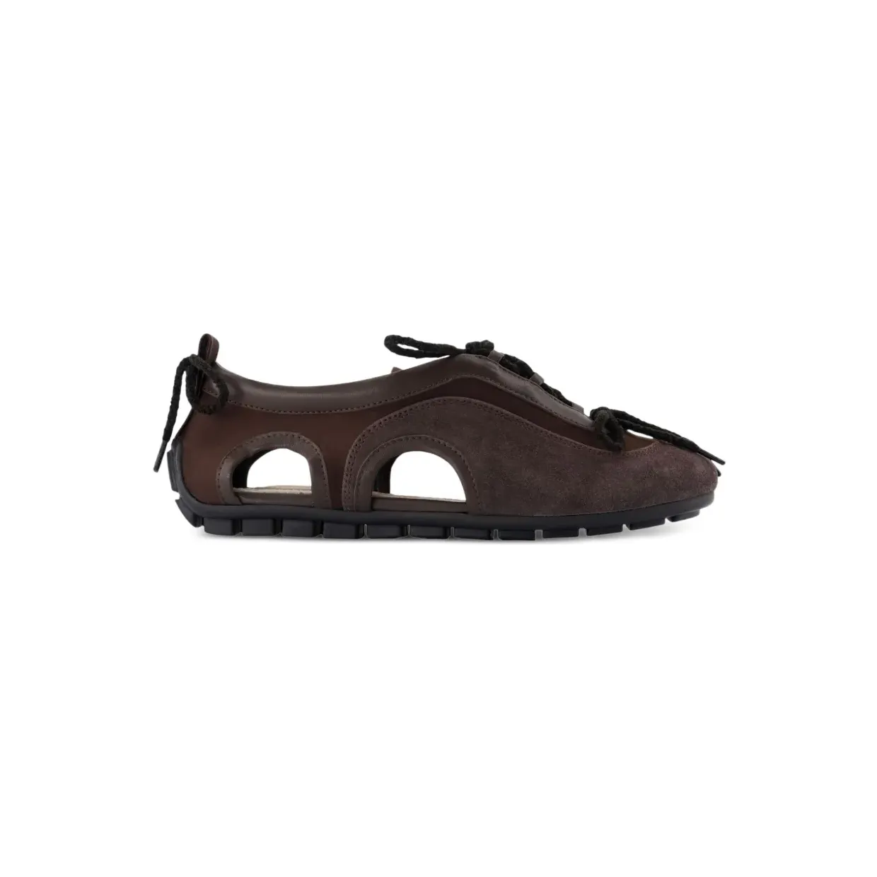 Simone Rocha Uitgesneden ballerina’s “Brown” (BPT10B0755)