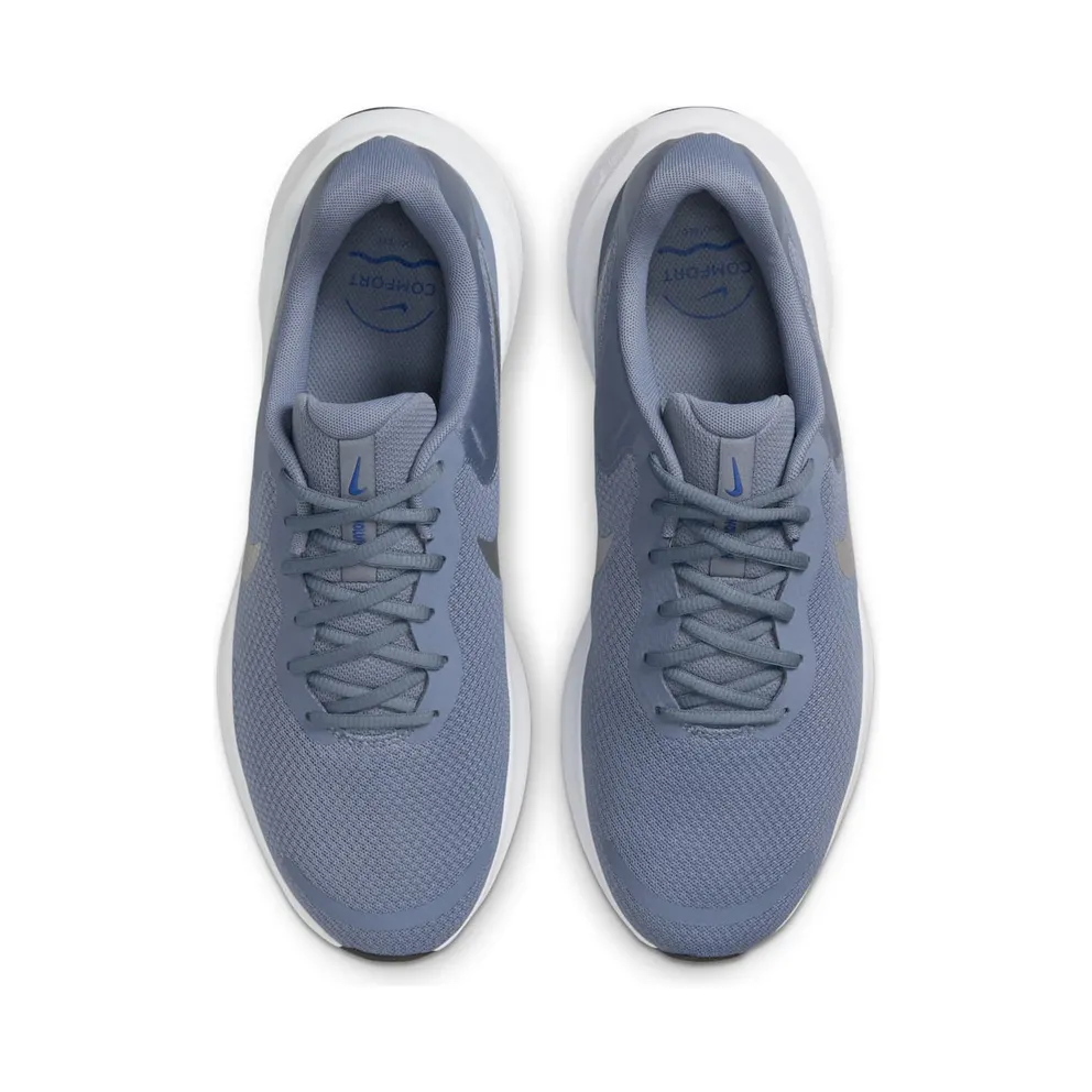 Nike Revolution 7 Ashen Slate White Hyper Royal Metallic Silver (FB2207-403)
