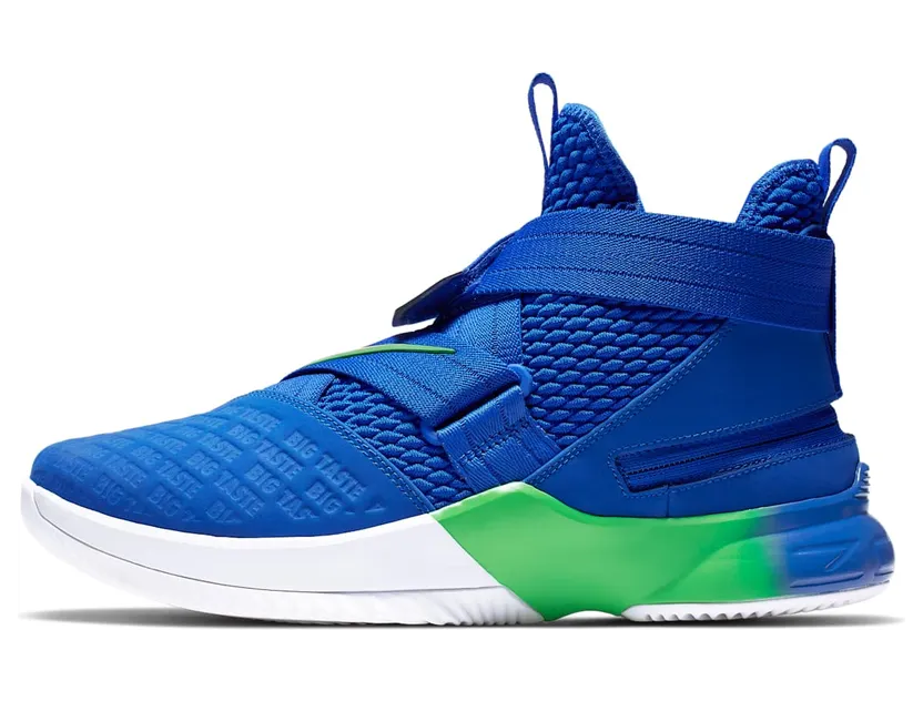 LeBron Soldier 12 “Flyease” Hyper Royal/Sonic Yellow (AV3812-400)