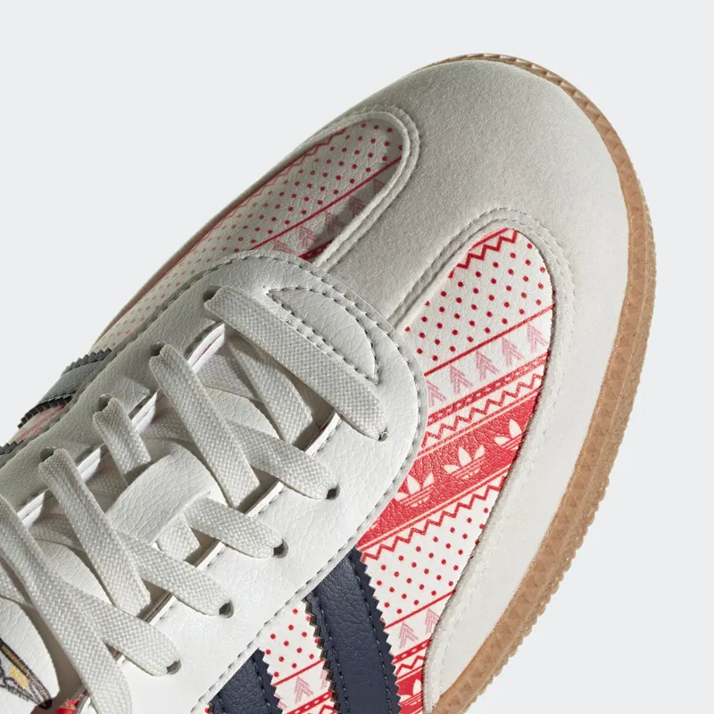Adidas Samba Vegan Christmas Cloud White / Shadow Navy / Vivid Red (GZ4711)