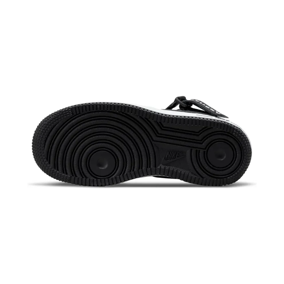 Nike x Stüssy Force 1 Mid Younger Kids’ Black (DN4158-002)