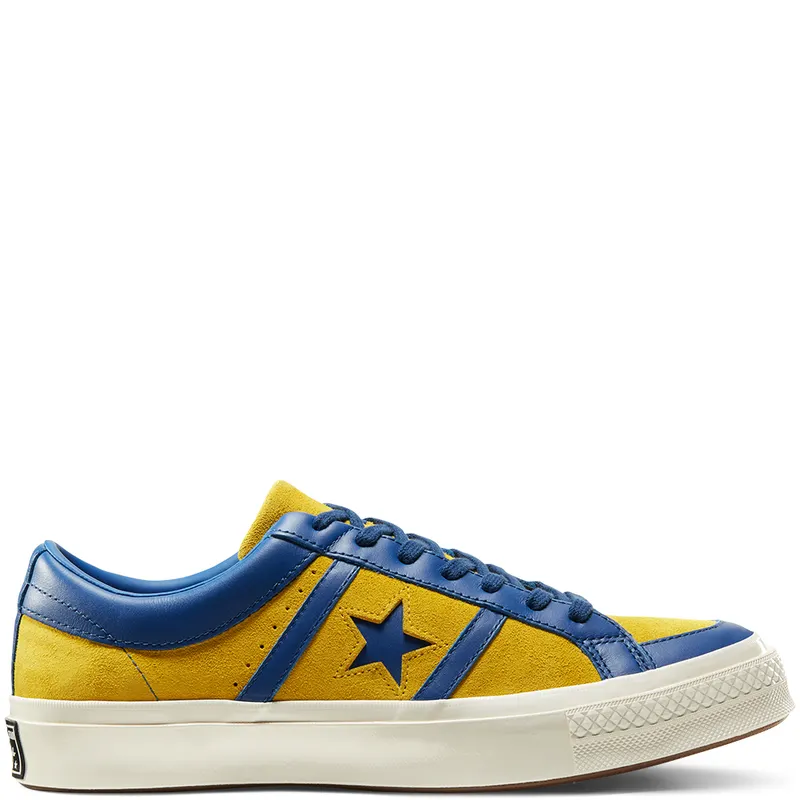 Converse One Star Academy Low Collegiate Suede Lemon Midnight Lake Lemon/Midnight Lake/Egret (167136C)