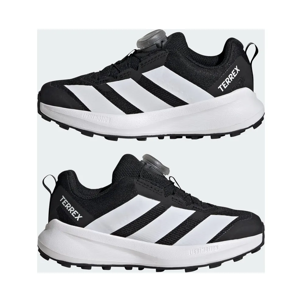 Adidas Terrex Agravic BOA Trail Running Shoes Core Black / Cloud White / Semi Impact Orange (JR6632)